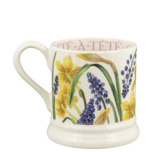 Emma Bridgewater Tete-A-Tete & Grape Hyacinth Half Pint Mug